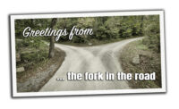 The fork in the road