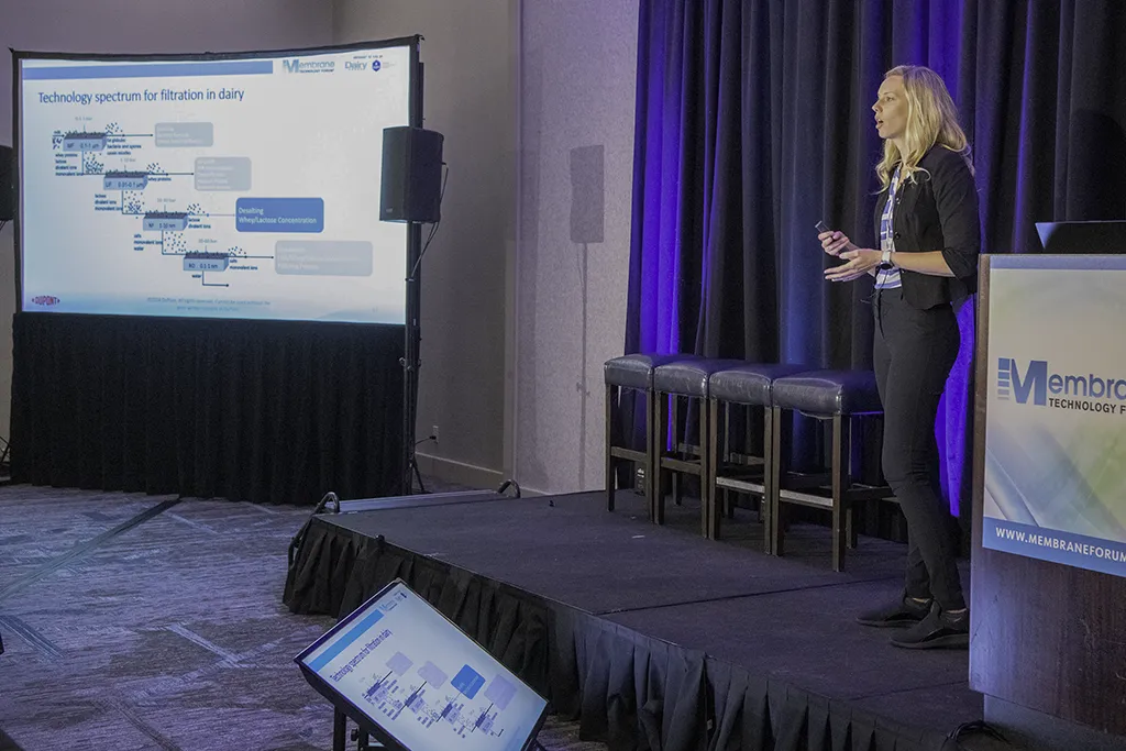 A speaker at Membrane Technology Forum